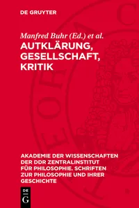 Autklärung, Gesellschaft, Kritik_cover