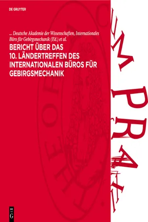 Bericht über das 10. Ländertreffen des Internationalen Büros für Gebirgsmechanik