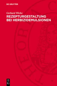 Rezepturgestaltung bei Herbizidemulsionen_cover