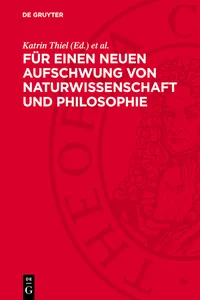 Für einen neuen Aufschwung von Naturwissenschaft und Philosophie_cover