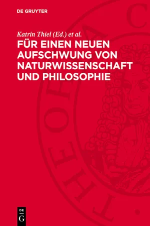 Für einen neuen Aufschwung von Naturwissenschaft und Philosophie