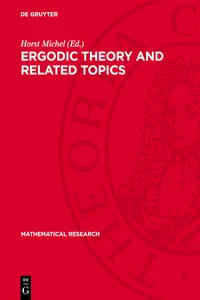 Ergodic Theory and Related Topics_cover