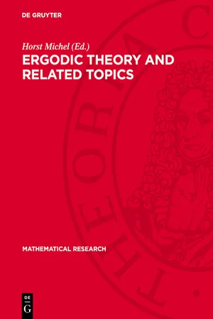 Ergodic Theory and Related Topics