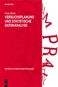 Versuchsplanung und statistische Datenanalyse_cover