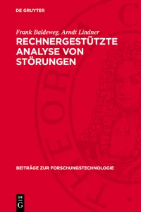 Rechnergestützte Analyse von Störungen_cover