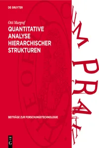 Quantitative Analyse hierarchischer Strukturen_cover