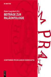 Beiträge zur Paläontologie_cover