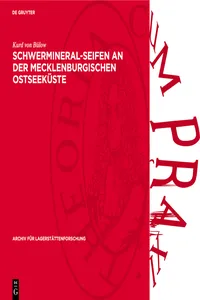 Schwermineral-Seifen an der Mecklenburgischen Ostseeküste_cover