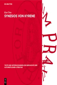 Synesios von Kyrene_cover