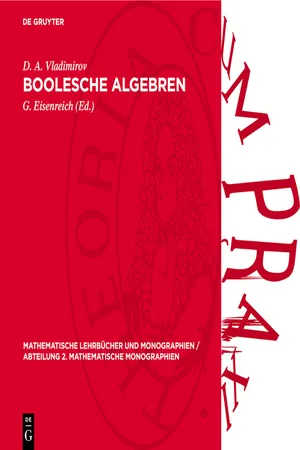 Boolesche Algebren