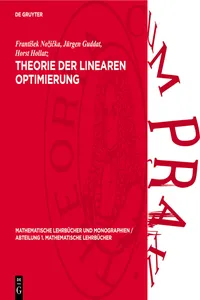 Theorie der Linearen Optimierung_cover