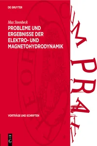 Probleme und Ergebnisse der Elektro- und Magnetohydrodynamik_cover