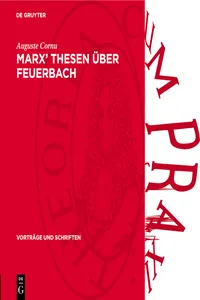 Marx' Thesen über Feuerbach_cover