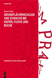 Grundflächenschluß und Zuwachs bei Kiefer, Fichte und Buche_cover