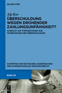 Überschuldung wegen drohender Zahlungsunfähigkeit?_cover