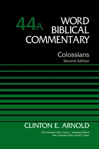 Colossians, Volume 44A_cover