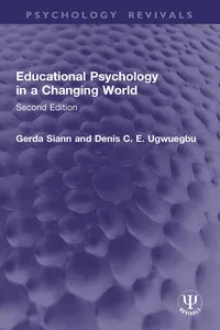 Educational Psychology in a Changing World_cover