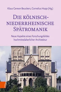 Die kölnisch-niederrheinische Spätromanik_cover
