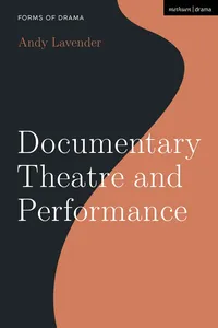 Documentary Theatre and Performance_cover