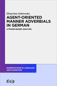 Agent-Oriented Manner Adverbials in German_cover