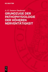 Grundzuge der Pathophysiologie der höheren Nerventätigkeit_cover