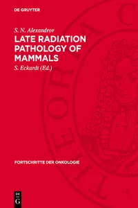 Late Radiation Pathology of Mammals_cover