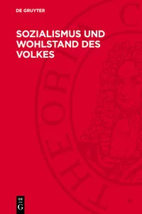 Sozialismus und Wohlstand des Volkes_cover