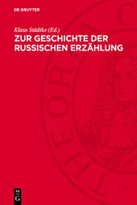 Zur Geschichte der russischen Erzählung_cover