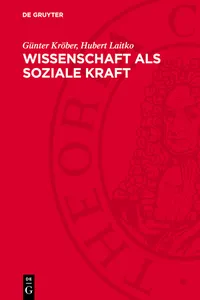 Wissenschaft als soziale Kraft_cover