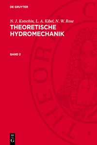 N. J. Kotschin; L. A. Kibel; N. W. Rose: Theoretische Hydromechanik. Band 2_cover