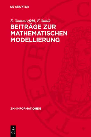 Beiträge zur mathematischen Modellierung