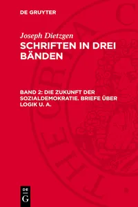 Die Zukunft der Sozialdemokratie. Briefe über Logik u. a._cover