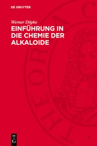 Einführung in die Chemie der Alkaloide_cover