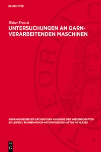 Untersuchungen an garn-verarbeitenden Maschinen_cover