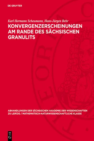 Konvergenzerscheinungen am Rande des sächsischen Granulits