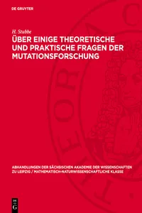 Über einige theoretische und praktische Fragen der Mutationsforschung_cover