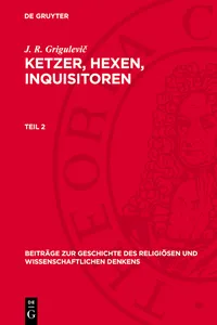 J. R. Grigulevič: Ketzer, Hexen, Inquisitoren. Teil 2_cover