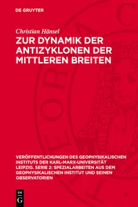 Zur Dynamik der Antizyklonen der mittleren Breiten_cover