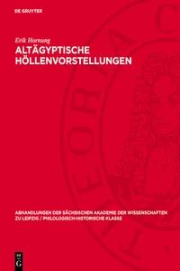 Altägyptische Höllenvorstellungen_cover