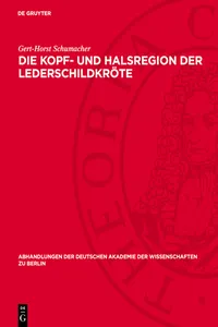 Die Kopf- und Halsregion der Lederschildkröte_cover