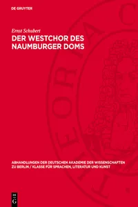 Der Westchor des Naumburger Doms_cover