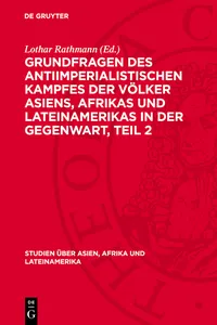 Grundfragen des antiimperialistischen Kampfes der Völker Asiens, Afrikas und Lateinamerikas in der Gegenwart, Teil 2_cover