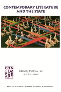 Contemporary Literature and the State_cover