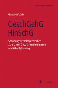 GeschGehG/HinSchG_cover