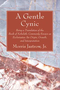 A Gentle Cynic_cover