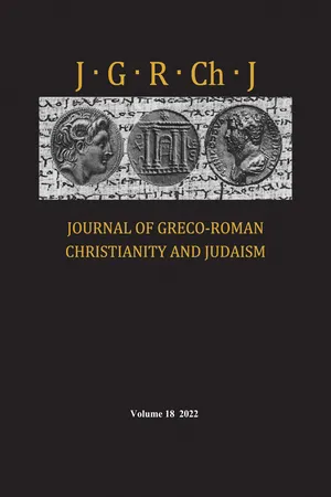 Journal of Greco-Roman Christianity and Judaism, Volume 18