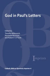 God in Paul's Letters_cover