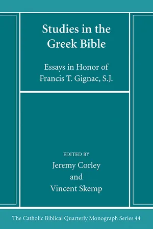 Studies in the Greek Bible