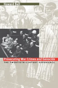 Prosecuting War Crimes and Genocide_cover