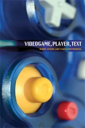 Videogame, player, text